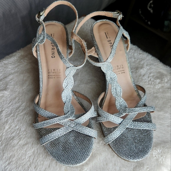 Call It Spring Sparkle Wedges - Picture 1 of 7